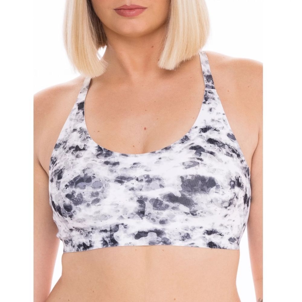 No Boundaries Junior's Wire-Free Bonded Racerback Bra, Size Small